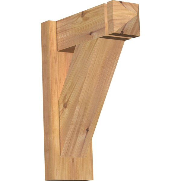 Ekena Millwork Traditional Arts & Crafts Smooth Outlooker, Western Red Cedar, 5 1/2"W x 14"D x 18"H OUT06X14X18TRA03SWR - main